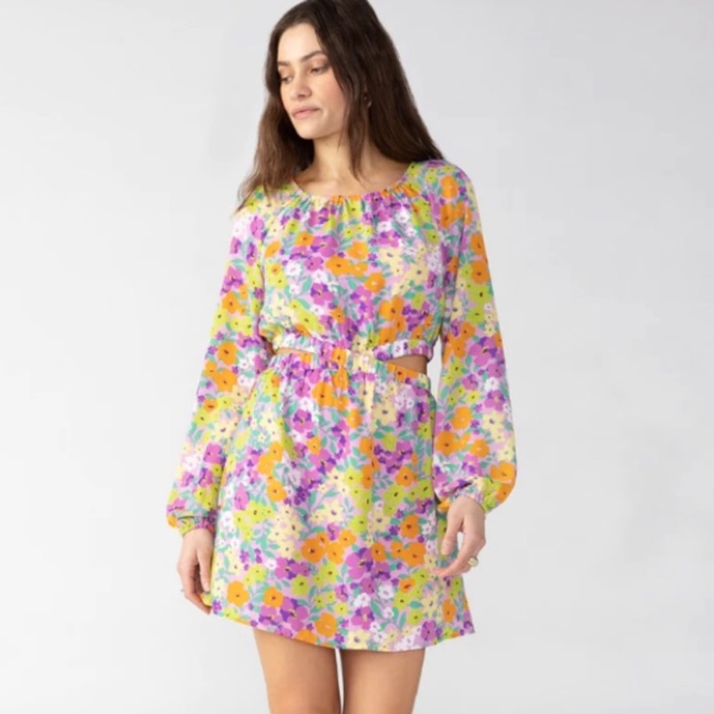 Sanctuary Floral Print Mini Dress